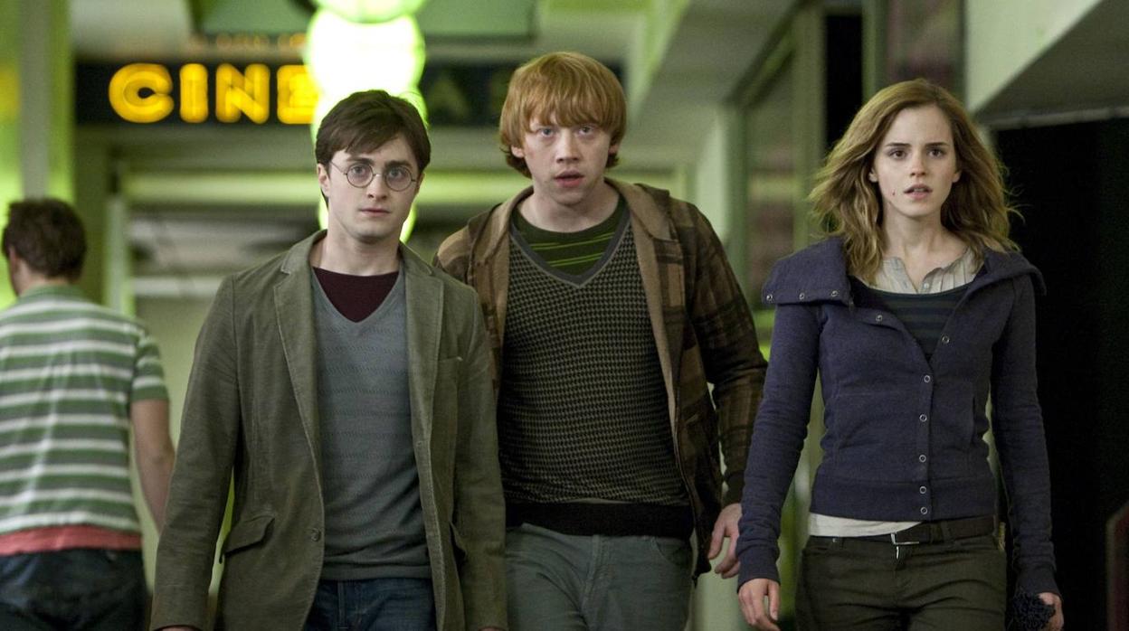 Daniel Radcliff, Rupert Grint y Emma Watson, en 'Harry Potter Y Las Reliquias de La Muerte I'