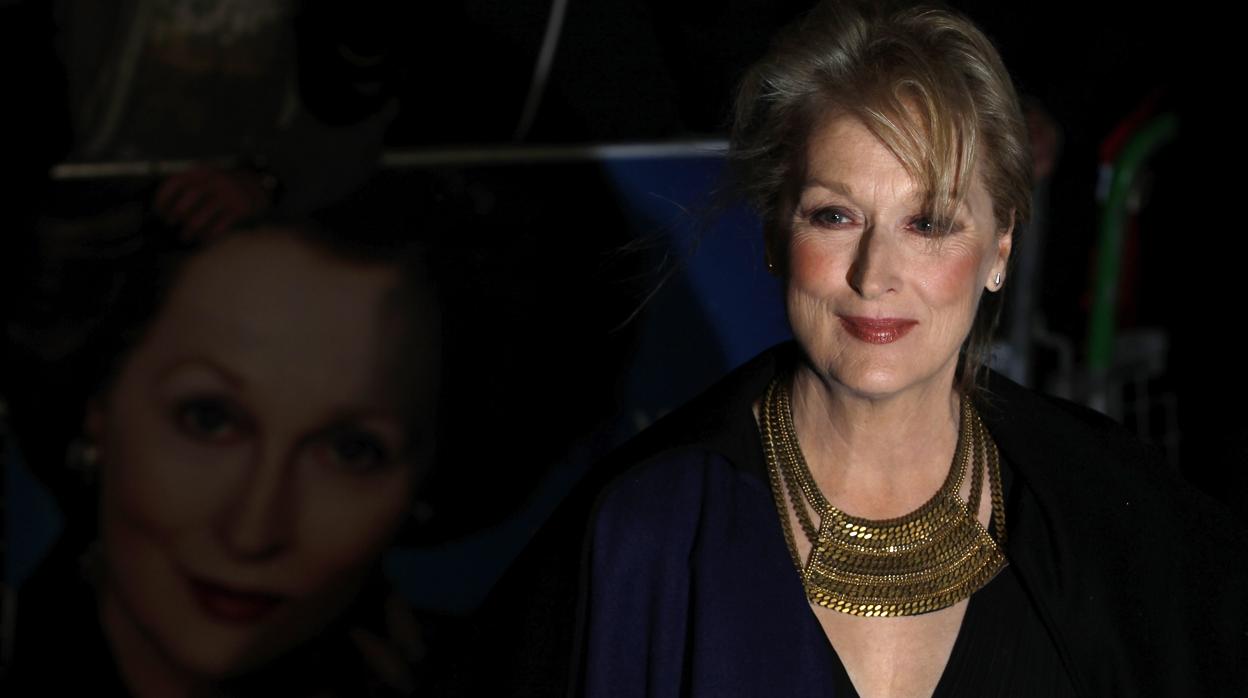 Meryl Streep en la «première» británica de 'La Dama de Hierro'