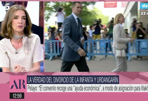 Paloma García Pelayo se ha enfrentado a Alessandro Lecquio en 'El programa de Ana Rosa'.