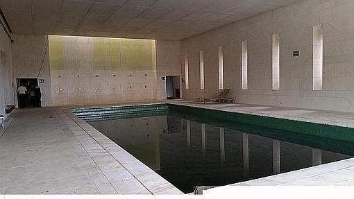 Piscina de agua salada del spa