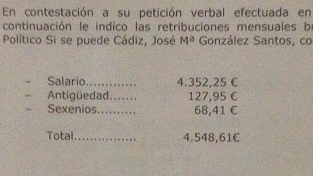 El mismo sueldo como diputados, pero el alcalde también cobra sexenios