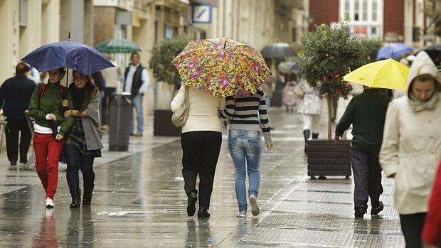 La lluvia vuelve este fin de semana a Cádiz