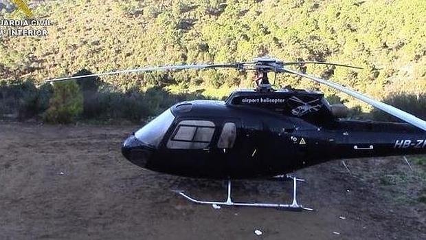 Un helicóptero intervenido en una operación anterior