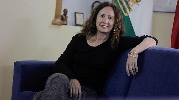 Remedios Palma, en la sede de Cultura en Cádiz