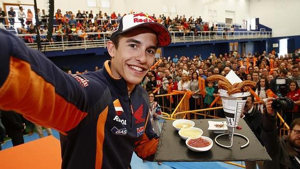 Márquez ya calienta motores para el Gran Premio de Jerez