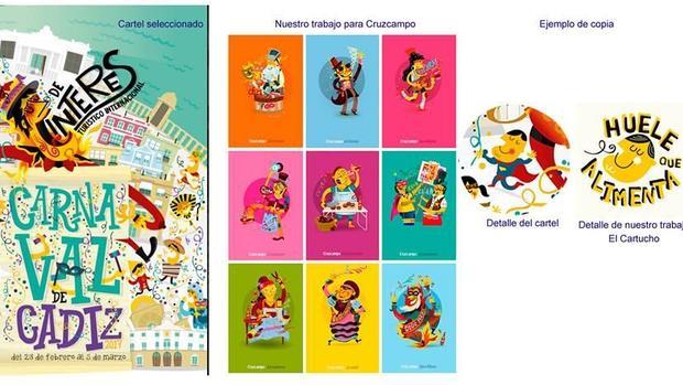 Denuncian plagio en una de las obras finalistas para el cartel del Carnaval 2017