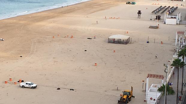 Normalidad en las playas tras la fiesta de las barbacoas