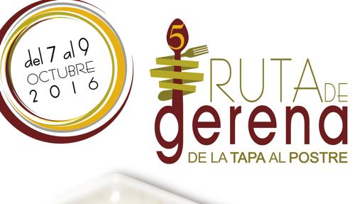 Cartel de la Ruta de Gerena De la tapa al postre