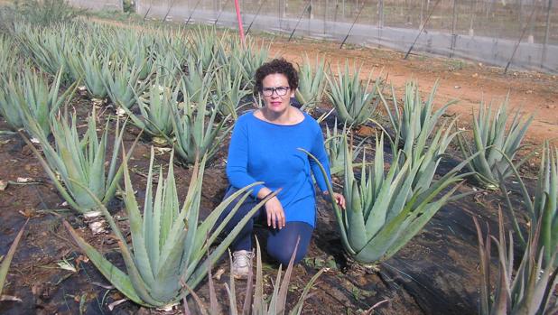 Inmaculada González, gerente de Nattural Aloe Vera, comenzó a cultivar en 2012