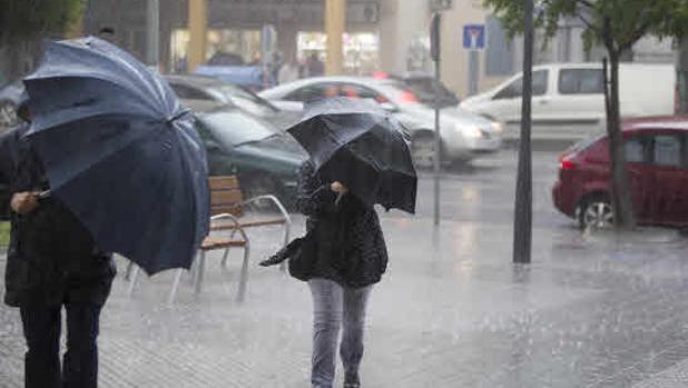 Las intensas lluvias mantienen activa la alerta amarilla en la provincia de Cádiz