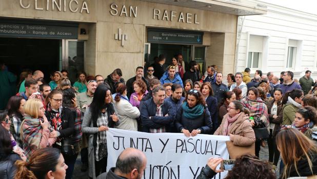 Una de las últimas protestas ante San Rafael