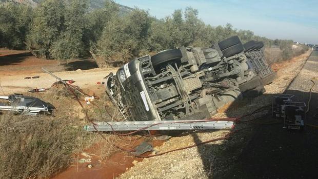 La muerte del camionero ha tenido lugar en el kilómetro 120 de la A-92 en sentido Málaga