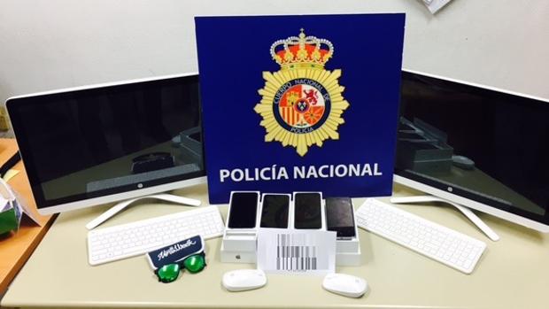 Seis detenidos como presuntos autores del robo de 41 smartphones de una nave de El Puerto