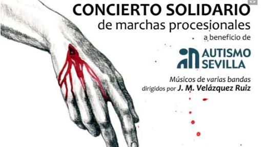 Cartel del concierto solidario de marchas procesionales