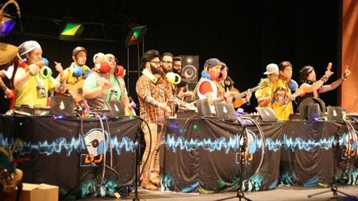 Una agrupación en el Carnaval de Alcalá de Guadaira