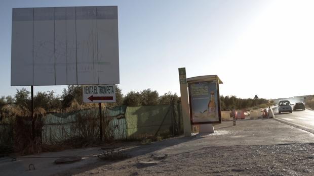 Infraestructura abandonadas en el Sector F afectadas por el desfalco del conocido como Dioni de Almensilla