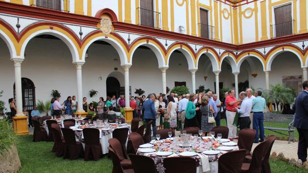 Una imagen del interior del monasterio de Consolación durante una celebración