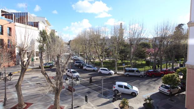 La Plaza de España, a prueba en abril y mayo para su peatonalización definitiva