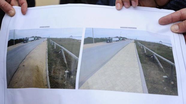 El polémico paseo peatonal que estrenará la playa de El Palmar en Semana Santa