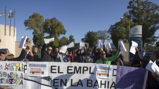 Protestas esta manñana en San Fernando