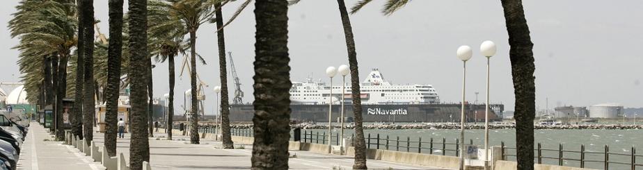 El viento de levante azota Cádiz con fuerza