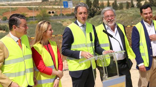 Antonio Sanz, Anabel Jiménez, Íñigo de la Serna, Francisco Toscano y Juanma Moreno