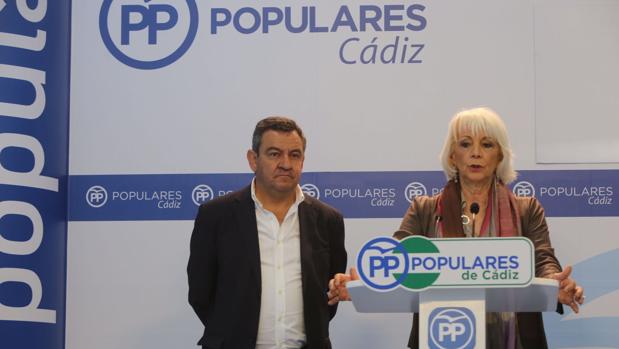 José Loaiza y Teófila Martínez, en la presentación de la ponencia.