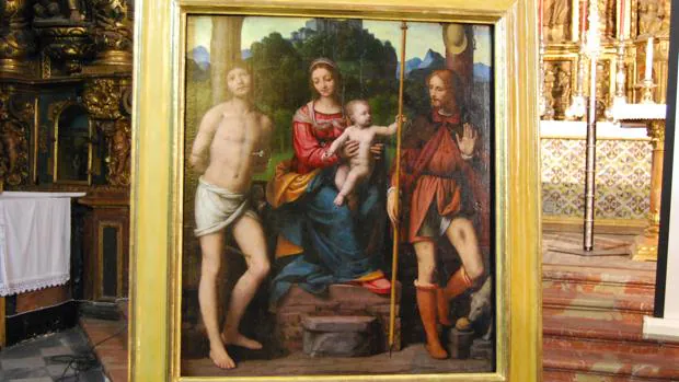 El único cuadro de Luini que hay en toda Andalucía está expuesto en la iglesia de Santa María de la Mesa