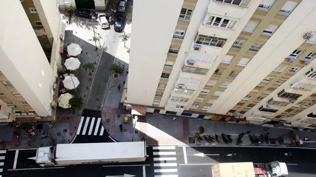 Avenida Segunda Aguada en Cádiz