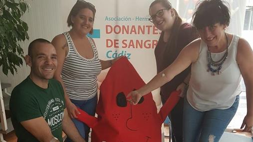 Algunos de los implicados en la iniciativa sobre la donación en San Fernando