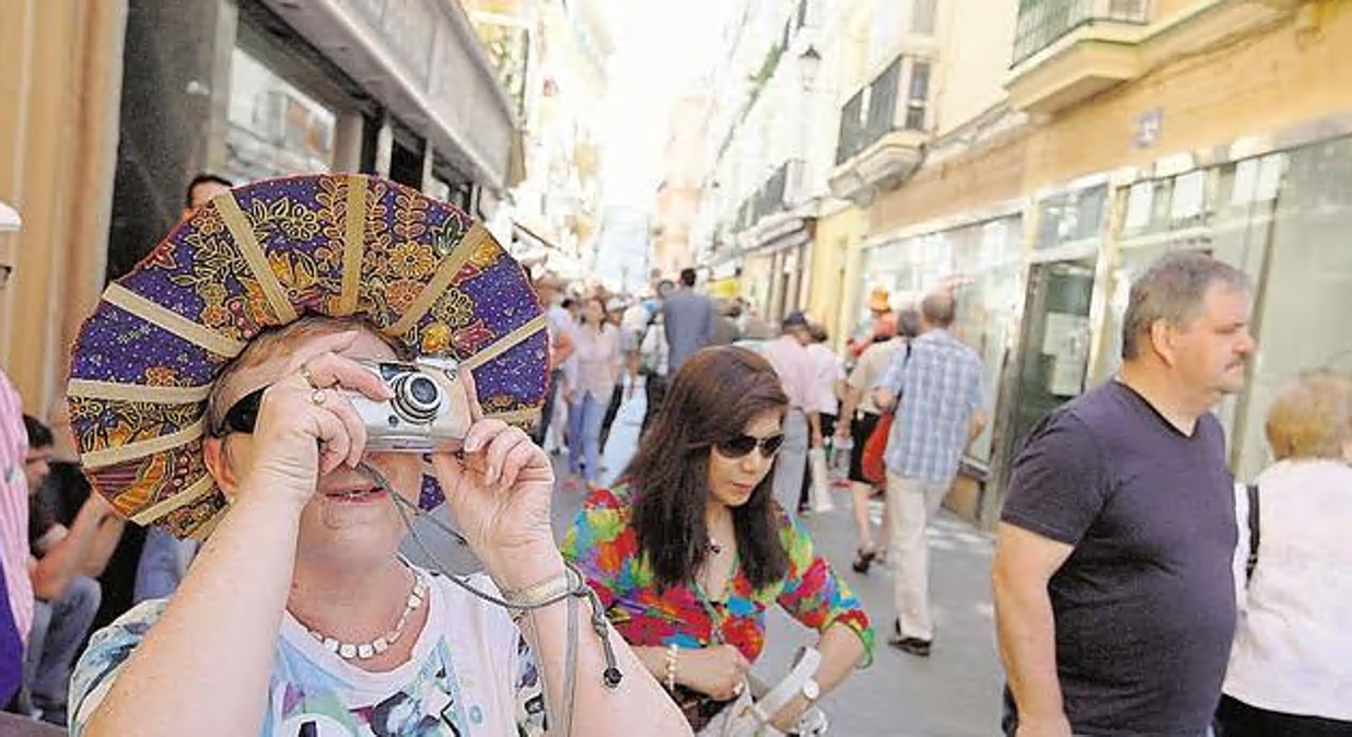 Turistas en Cádiz