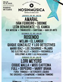 Cartel NoSinMusica 2017