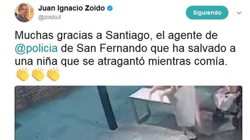 Un policía fuera de servicio salva de morir asfixiada a una niña en un Burger King de San Fernando