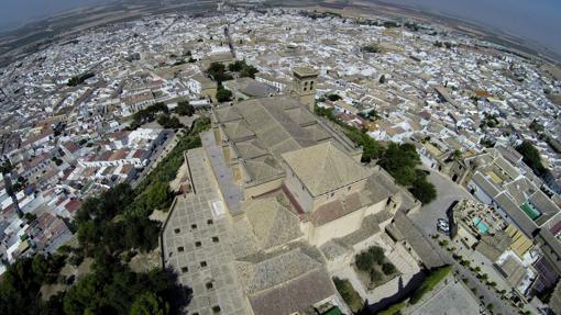 Vista aérea de la Colegiata de Nuestra Señora de la Asunción de Osuna