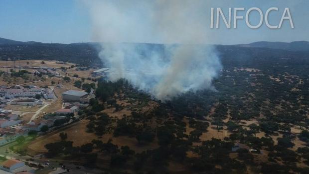 El Infoca da por extinguido el incendio de El Real de la Jara