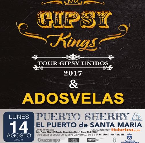 Puerto Sherry en El Puerto acoge el concierto de &#039;Gipsy Kings&#039; y &#039;A dos velas&#039;