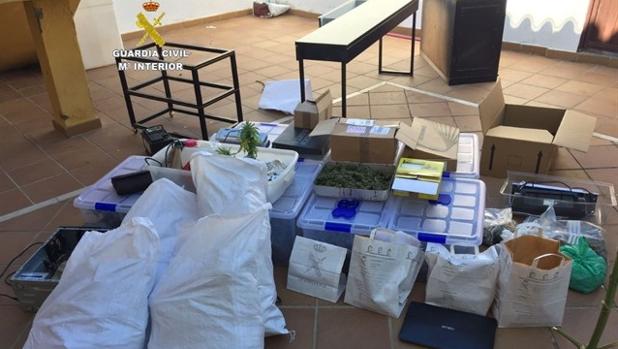 Desarticulado un punto de venta de marihuana y aceite de cannabis en San Roque