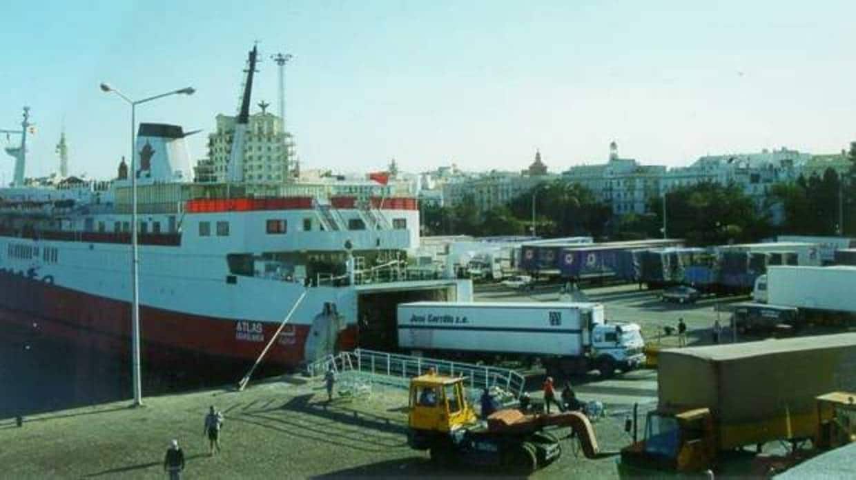 Imagen de archivo del tráfico entre Cádiz y Casablanca