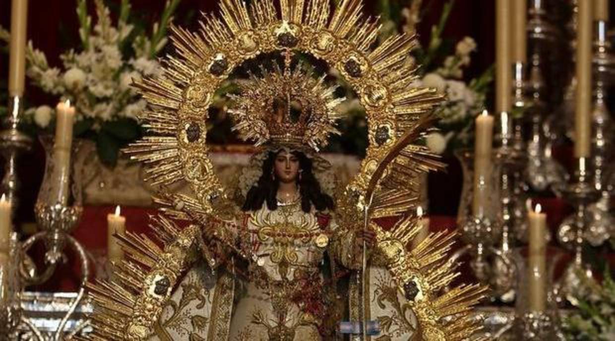 La imagen más popular de los cofrades viñeros, en su templo