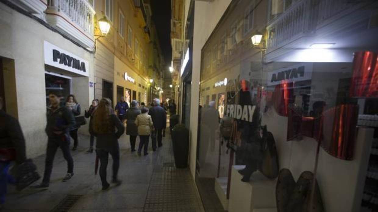 Cádiz, el año pasado en la campaña de Navidad.