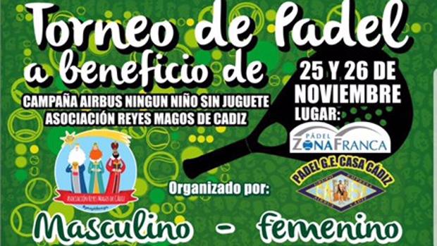 Torneo de padel solidario en Zona Franca