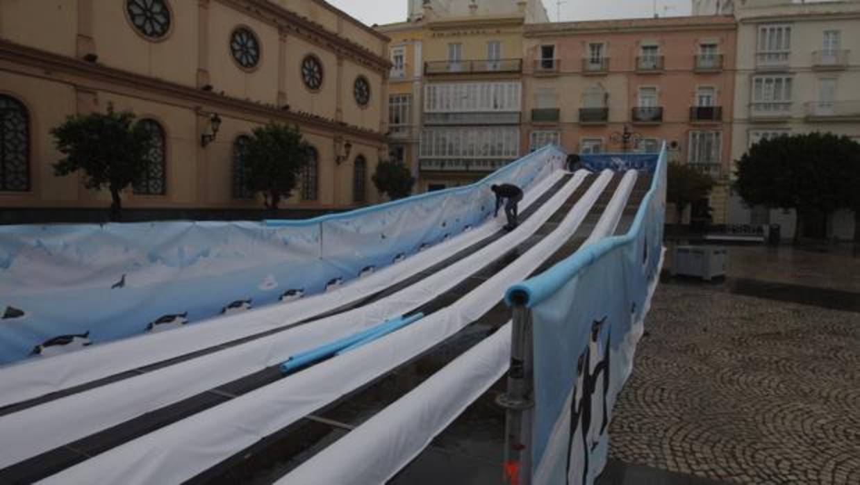 El novedoso tobogán desde el que se podrán deslizar trineos