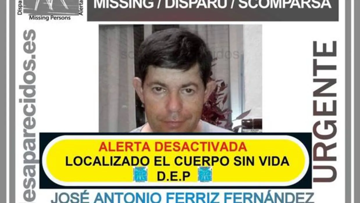 Localizado sin vida el vecino de Alcalá del Río desaparecido el pasado 22 de enero
