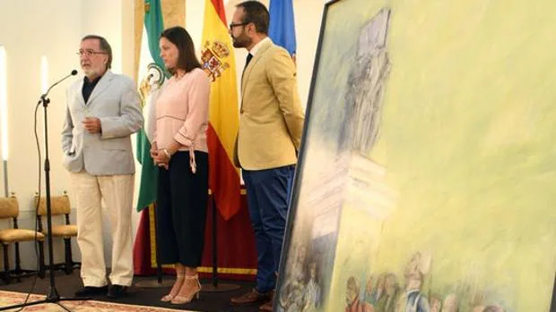Un acto para recepcionar un cuadro que pertenece al Ayuntamiento de San Fernando desde 2012