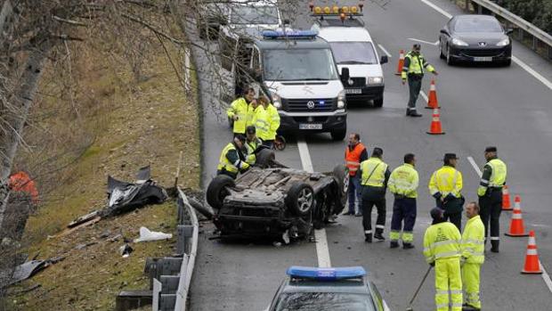 Muere un varón en un accidente de tráfico en la A-361 a la altura de Morón de la Frontera
