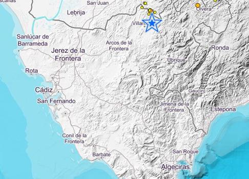 La Sierra de Cádiz sufre dos terremotos en las últimas horas