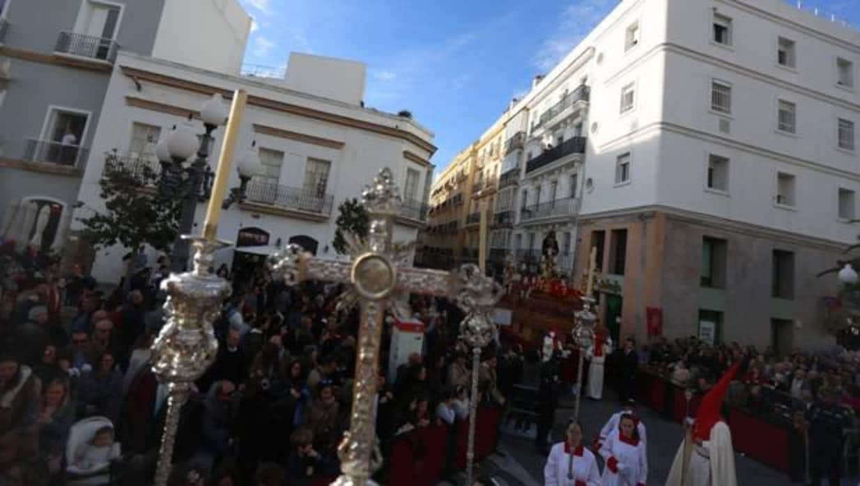 Jesús de Las Penas, en su entrada en Carrera Oficial el pasado Domingo de Ramos