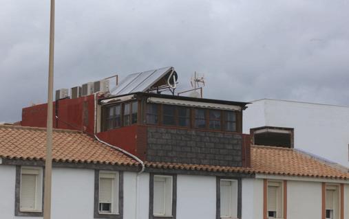 Una de las buhardillas donde la Policía encontró un radar de narcos.