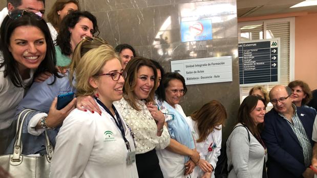 Susana Díaz pone el hospital de Osuna como referencia de la sanidad pública