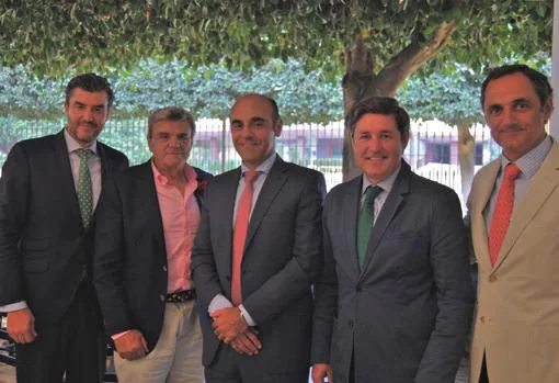David del Castillo, Manuel del Castillo, Andrés Correa, Roberto Terry y Patricio Osborne